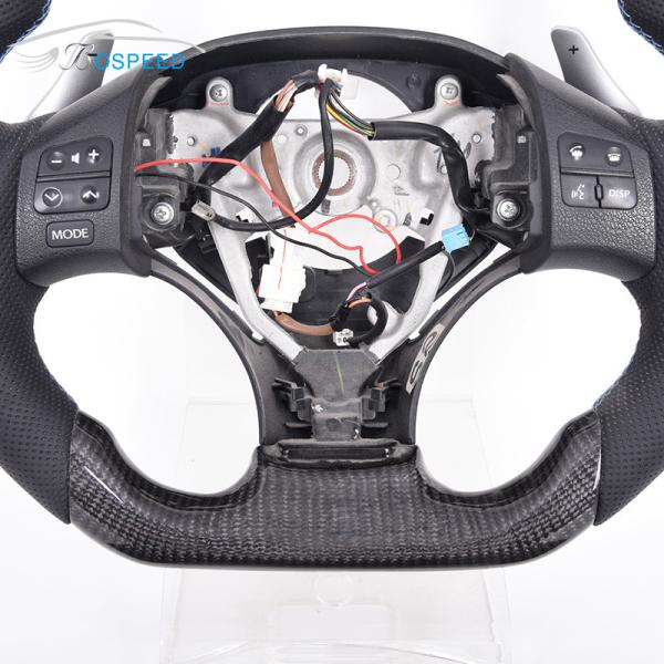 RAV4 Hybrid LED Toyota Carbon Fiber Steering Wheel Custom Real Leather