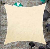 直角ポリエステル 日陰布 10'X13' 防水 日陰布 カスタマイズ