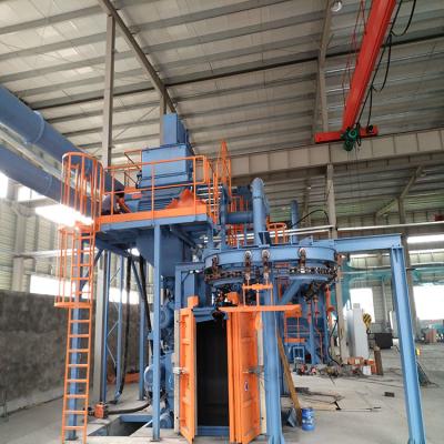 Hanging Chain Vertical Shot Blasting Machine For Liquefied Gas Cylinders