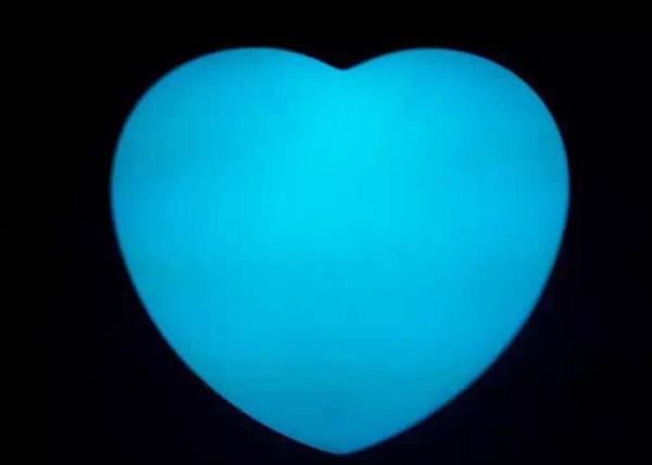 Heart Shaped Love LED Decorative Table Lamps , Home Battery Operated Night Light