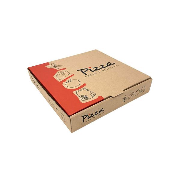 Single- and Reusable Takeout Packaging Custom-Printed Kraft Pizza Boxes for Food Container