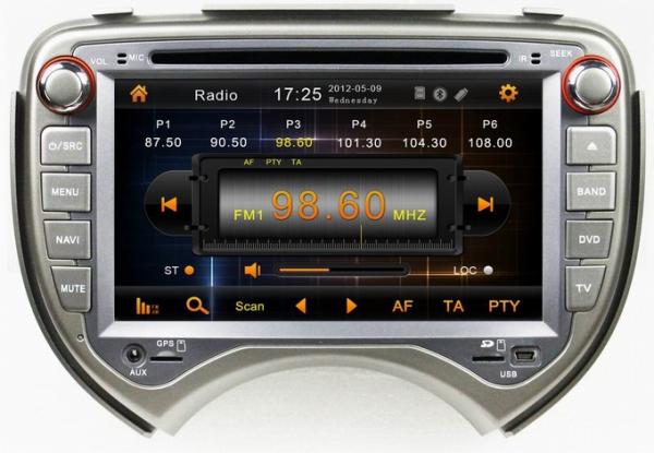 Car stereo for Nissan March 2010-2011 with radio FM GPS navigation ipod OCB-7043