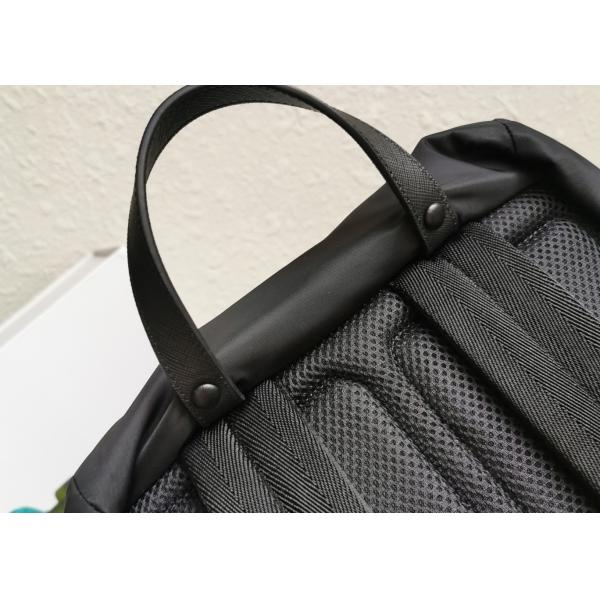 Saffiano Leather Apricot Luxury Brand Backpack With Multiple Pockets