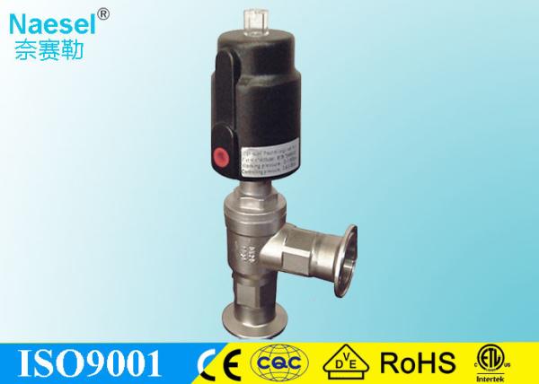 63mm 2.5 2-1/2 actuator sus316 cf8m stainless steel angle seat valve
