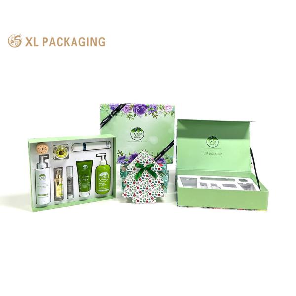 XL Packaging Custom Packaging Box Factory Eco-Friendly Custom Logo Magnetic Closure Large Luxury Cosmetic Box Skin Care Packaging With Removable Tray Durable Cardboard Perfect For Gifts & Branding