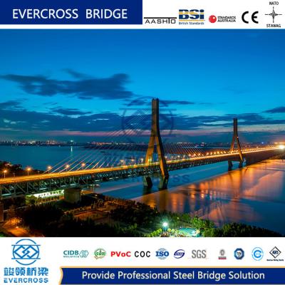 Heavy Loading Capacity Composite Beam Bridge High Torsional Stiffness
