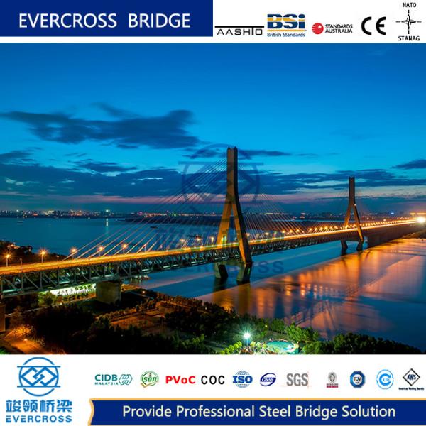 Heavy Loading Capacity Composite Beam Bridge High Torsional Stiffness