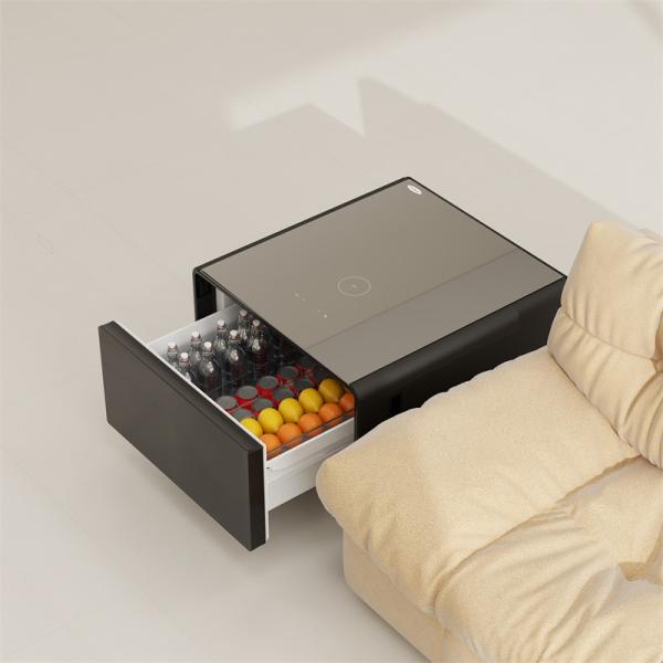 Home Furniture Refrigerator Touch Screen Side Table with 0.32kwh/24h Power Consumption
