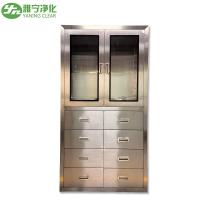 Stainless Steel Medical Storage Cabinets Hospital Furniture steel medical cabinet