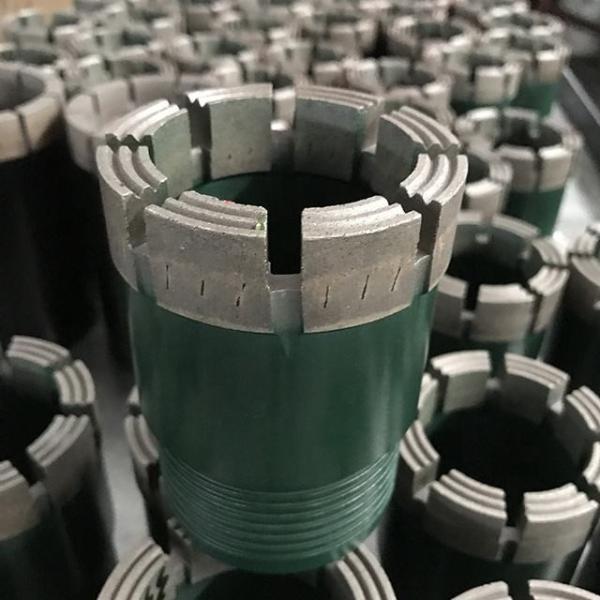 NX HX Impregnated Diamond Core Bit Reaming Shell For Mining Exploration Drilling