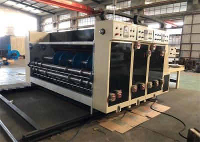 Chain Feeding Flexo Printer Slotter Die Cutter Corrugated Cardboard 0-60 Pcs / Min