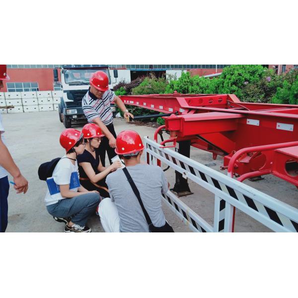 Высокая полезная нагрузка Aotong Гидравлическая система рулевой рампы низкая кровать полуприцеп грузовик 9м 13м