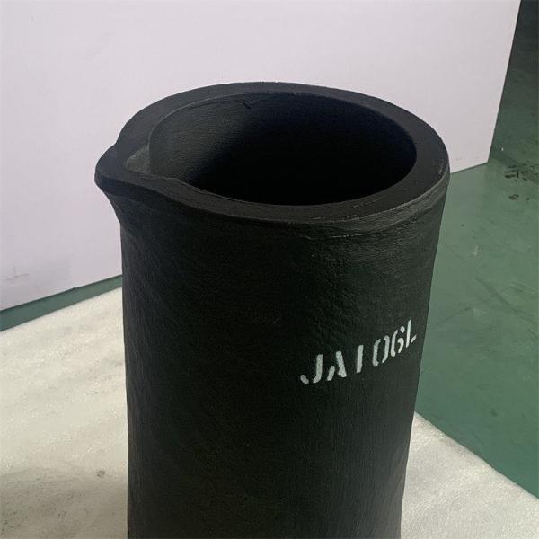 Graphite Silver Casting Crucible Silicon Carbide Black Smooth Surface
