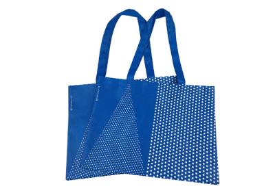 Blue 80Gsm DIY Non Woven Shopping Tote Reusable Shopping Bags