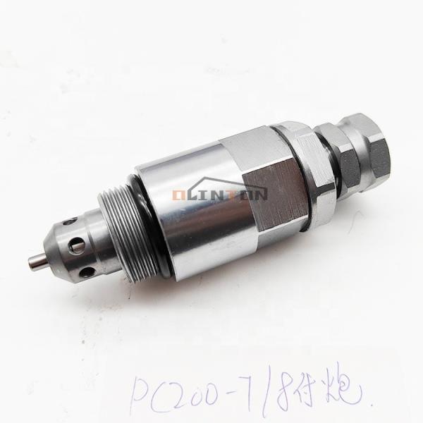 Parties d'excavatrice OEM de support PC200-8 PC200-7 pompe hydraulique soupape de soulagement principale 723-40-91200