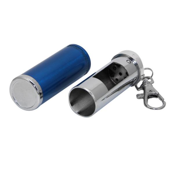 Mini Aluminum alloy Portable Pocket Ashtray With Cover Custom Logo