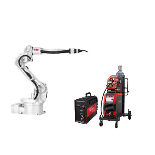6 Axis Payload 15kg Reach 1850mm ABB IRB 2600ID Welding Robot Arm With Welder And TBI MIG Gun