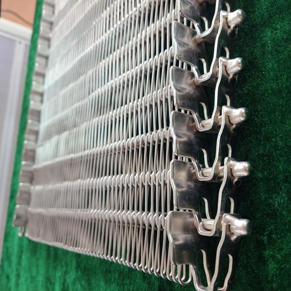 Cinturão de grelha espiral de aço inoxidável para refrigerador espiral