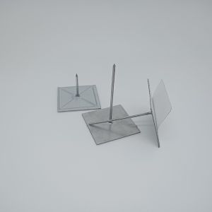 Aluminum Nail Self Adhesive Insulation Stick Pins With Washer For Air Duct Heat Thermal Insulation