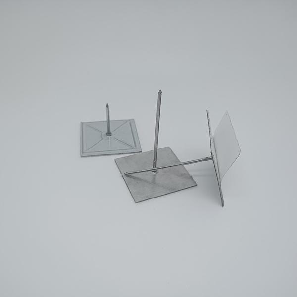 Aluminum Nail Self Adhesive Insulation Stick Pins With Washer For Air Duct Heat Thermal Insulation
