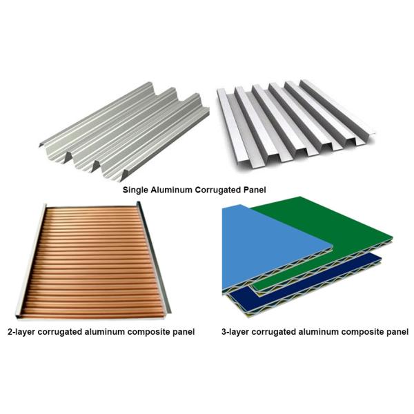 Высокопрочные легкие гофрированные алюминиевые панели для украшения потолков