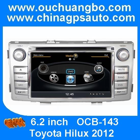 Ouchuangbo S100 audio DVD GPS multimedia radio for Toyota Hilux 2012 with BT SD AUX