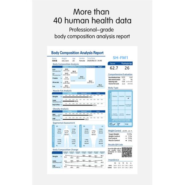 Электронное сало веса высоты и здоровье BMI масштаб и жирный анализ