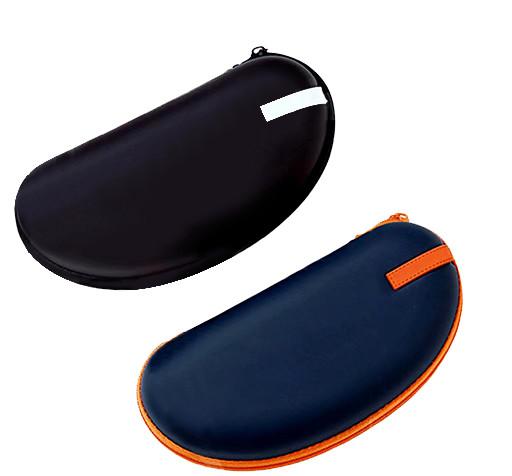 2025 fashionable zipper pu leather  sunglasses case cover
