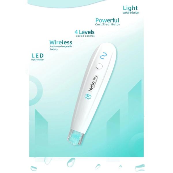 Portable Hydra Derma Roller Pen 2 In 1 Hyaluronic Acid Pen Skin Care Treatment