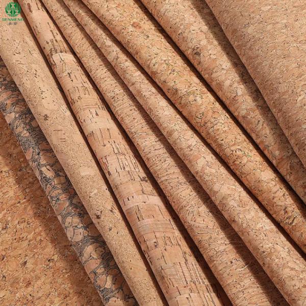 Natural Cork Fabric for Ladies Bag, Wall Decoration with Ecofreindly Material And Different Colors