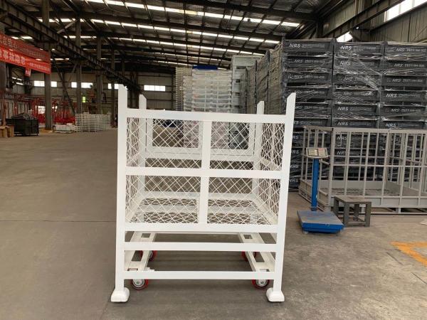 Heavy Duty Padlock Stillage Pallet Cage Galvanized Powder Coated 1000kg-2000kg Load Capacity