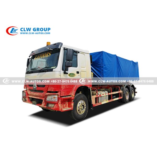 Sinotruk HOWO RHD 6x4 25-Ton Hook Lift Garbage Truck with Weichai 400HP Engine for Heavy-Duty Waste Collection