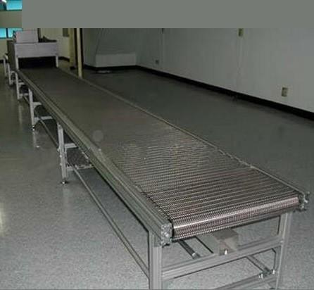Net Ss Wire Mesh Conveyor Belt SIEMENS Motor Speed Adjustable Customized