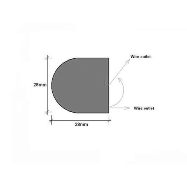 Hoting sellin Jewelry Security retractable pull box,Display Merchandise Recoilers,Retail Security Tethers pull box