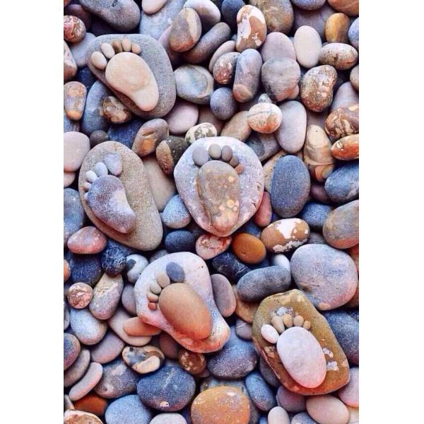 Rock Footmark Small Cobblestones For Garden Cute Sidewalk Backyard