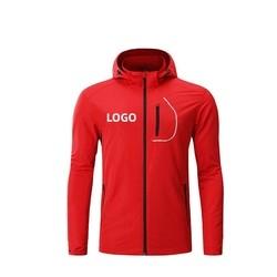 Primavera Outono Esportes Esportes Windbreaker Esportes Unisexo Com Capuz Jaqueta Removível A prova do vento