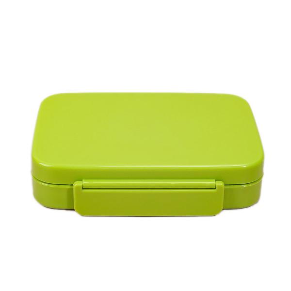 Sustainable 5-Compartment Leak Proof PP Bento Lunch Box Green