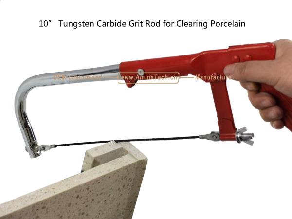 10Tungsten Carbide Grit Rod for Clearing Porcelain,Cutting Tiles