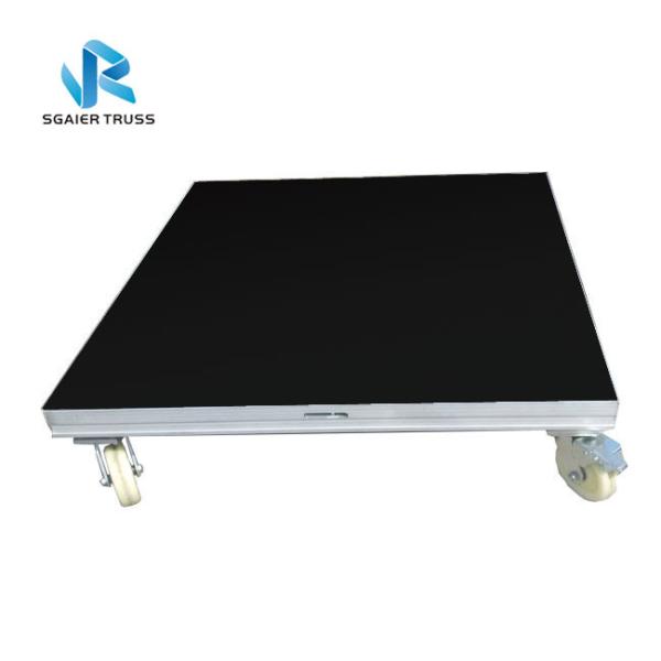 Full Loading Foldable Stage Platform , Aluminum Frame Wedding Reception Stage