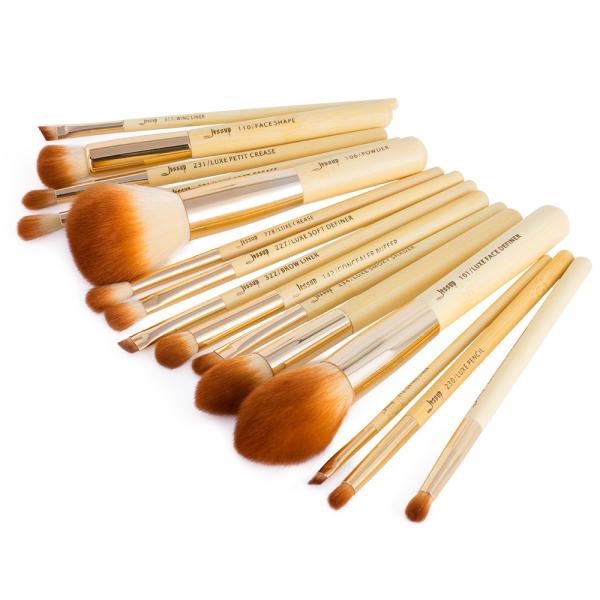 Jessup 15pcs Professional Makeup Artist Brush Set Cosmetic Brush Set T142