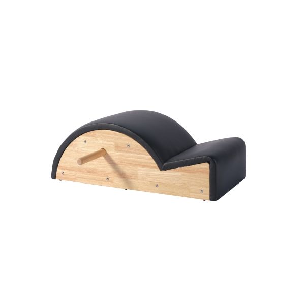 Oak Wood Pilates Spine Corrector U+PL010 with Curved Posture Support Frame