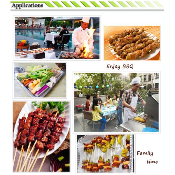 2.5mm BBQ Bamboo Sticks