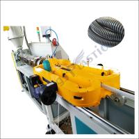 Máquina de fabricação de tubos corrugados de plástico de alta velocidade/pe Pp Pvc Single Wall Corrugated Pipe Machine Line