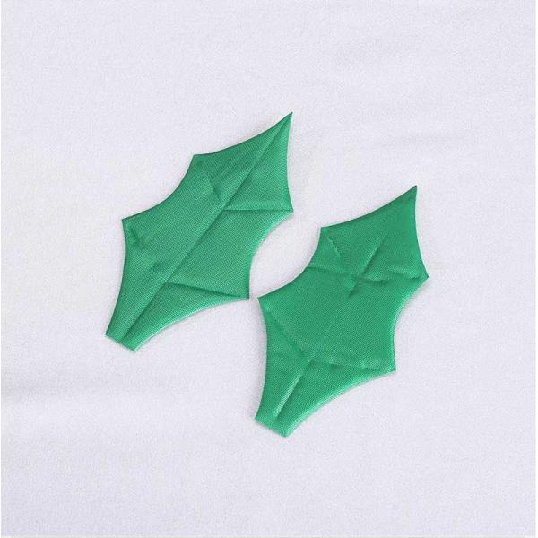 Satin Christmas Party Crafts Green Elegant Christmas Decorations Outdoors