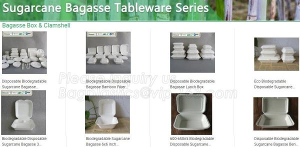 Fully Renewable Unbleached Wheatstraw and Sugarcane Fibers Takeout Containers,Biodegradable lamination oil cut resistant