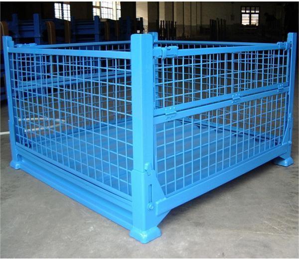 Q235 Metal Storage Container Industrial Custom Metal Stacking Storage Bins