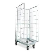 Containers de armazenagem de malha de arame galvanizado galvanizado
