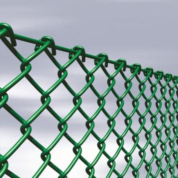 50ft Roll Anti Climb 8 Gauge Galvanized Chain Link Fence Diamond Mesh Fence