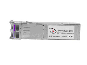 DONGWE DW-C0334-10T(D) 155M, 1310nm / 1490nm; Compact SFP bidi, 10KM, DDM -40ºC~