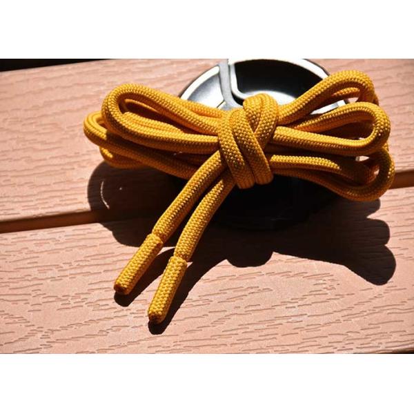 Концы металла и ткани шнура Drawstring полиэстера одежд 5mm круглые